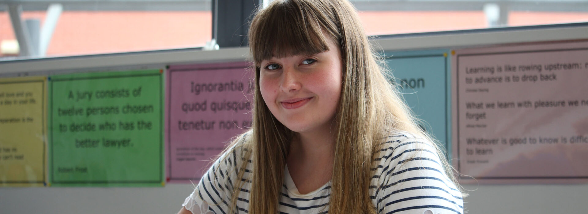 Photograph of an applied law student